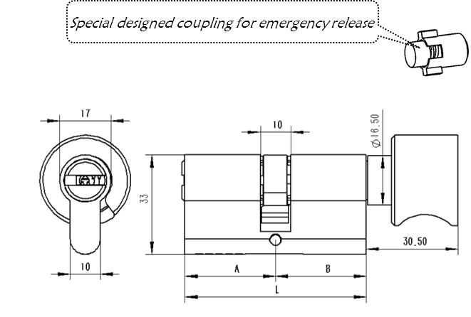 CY102/CY106/ Single side with knob